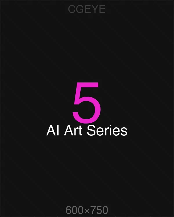CGEYE AI-generated digital art series — generative visual composition